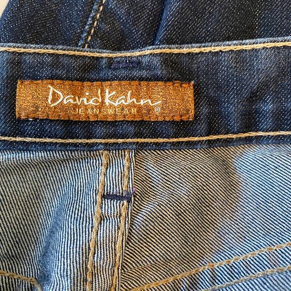 DAVID KAHN Blue Denim Boot-Cut Mid-Rise Jeans Women's Sz 30 - Picture 3 of 9